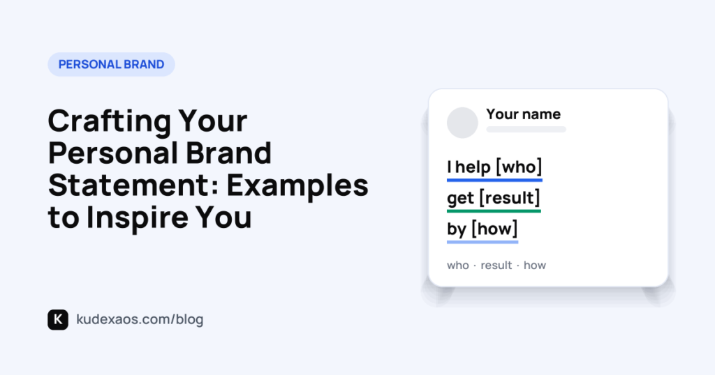 Crafting Your Personal Brand Statement: Examples to Inspire You